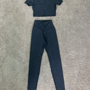 BuffBunny Black Pants & Top Set